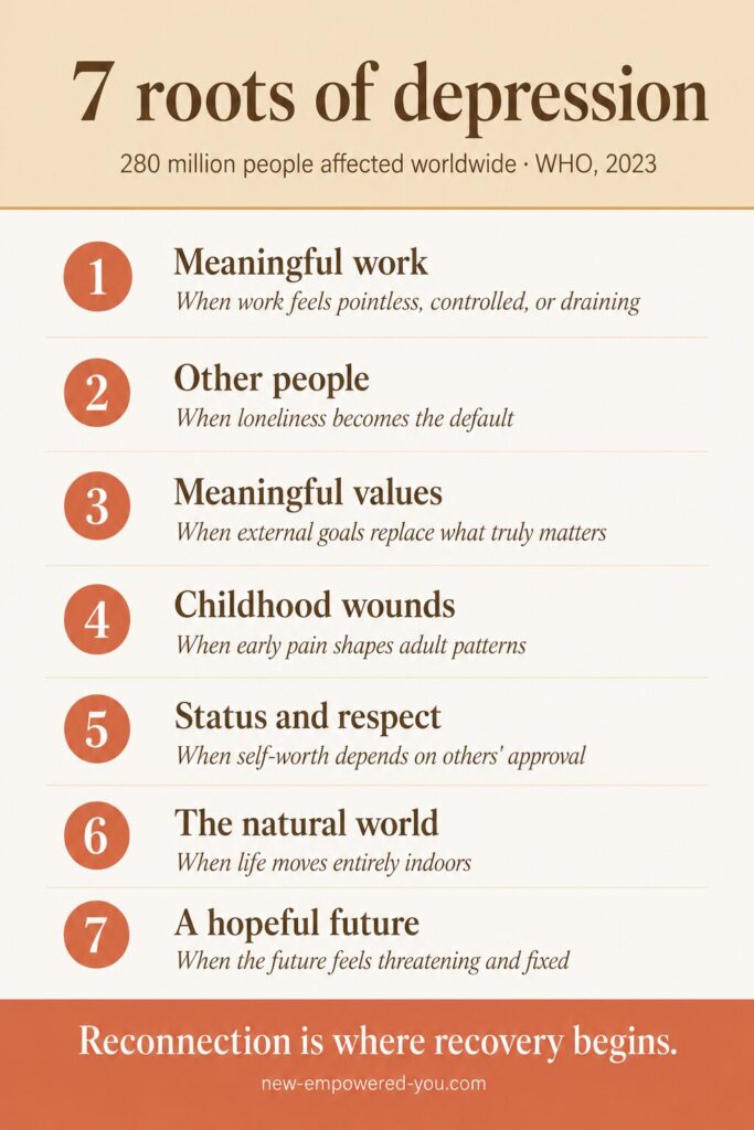 Oplossing voor Depressie 2 oplossing voor depressie infografieken